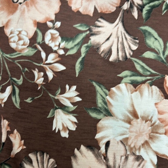 Sew In Love Pink and Brown Bell Sleeve Blouse - Picture 6 of 9